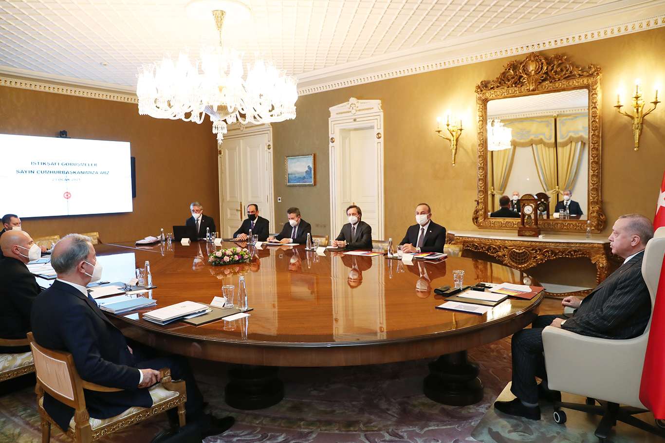 Cumhurbaşkanı Erdoğan, Dış Politika Değerlendirme Toplantısına başkanlık etti